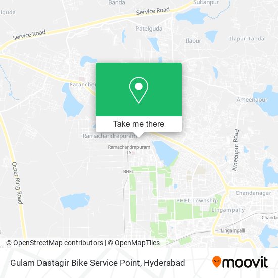 Gulam Dastagir Bike Service Point map