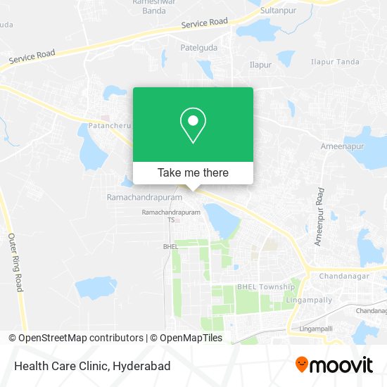 Health Care Clinic map