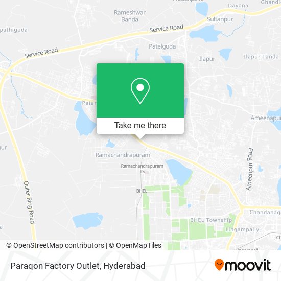 Paraqon Factory Outlet map