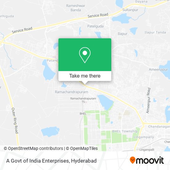 A Govt of India Enterprises map