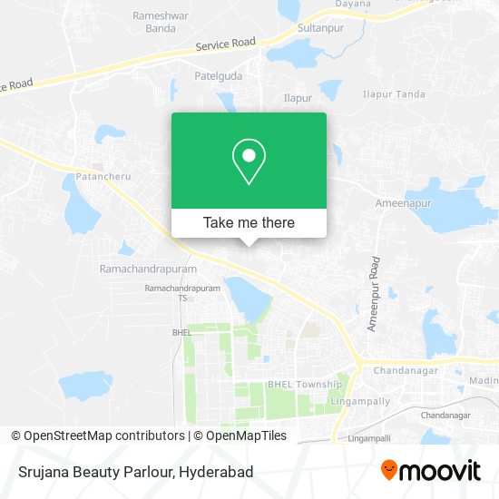 Srujana Beauty Parlour map