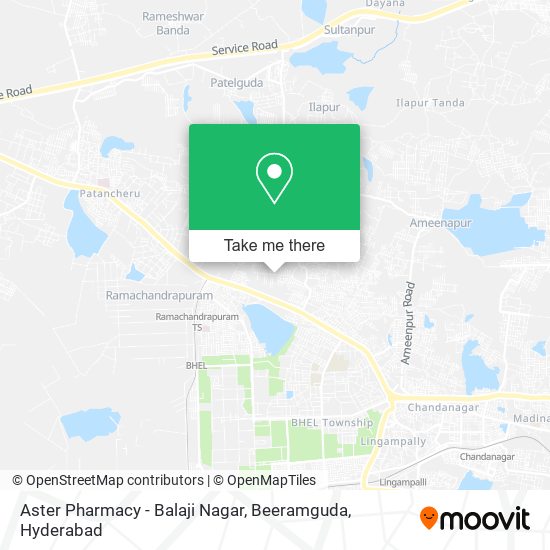 Aster Pharmacy - Balaji Nagar, Beeramguda map