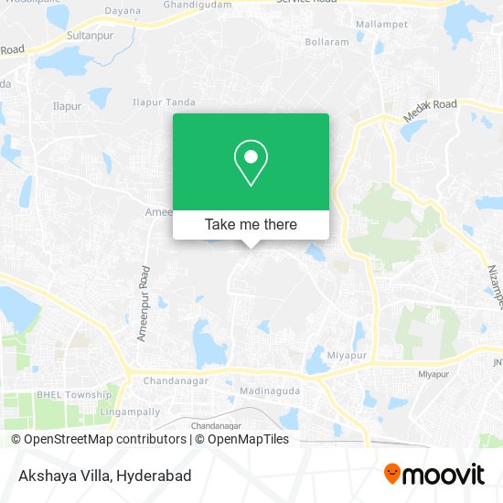 Akshaya Villa map