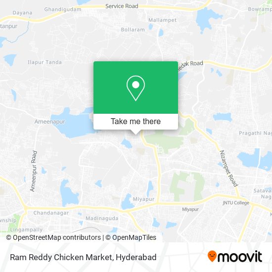 Ram Reddy Chicken Market map