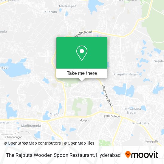 The Rajputs Wooden Spoon Restaurant map