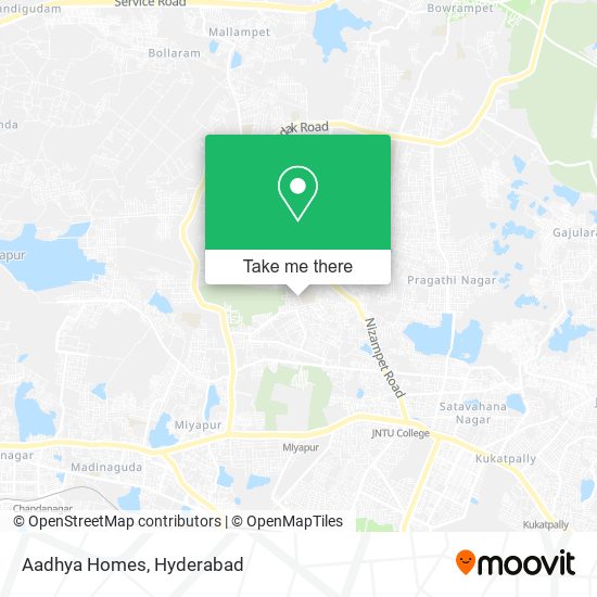 Aadhya Homes map