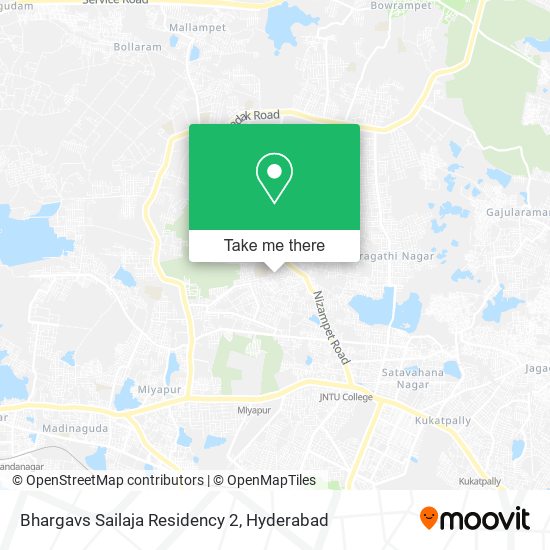 Bhargavs Sailaja Residency 2 map