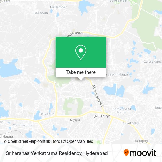 Sriharshas Venkatrama Residency map