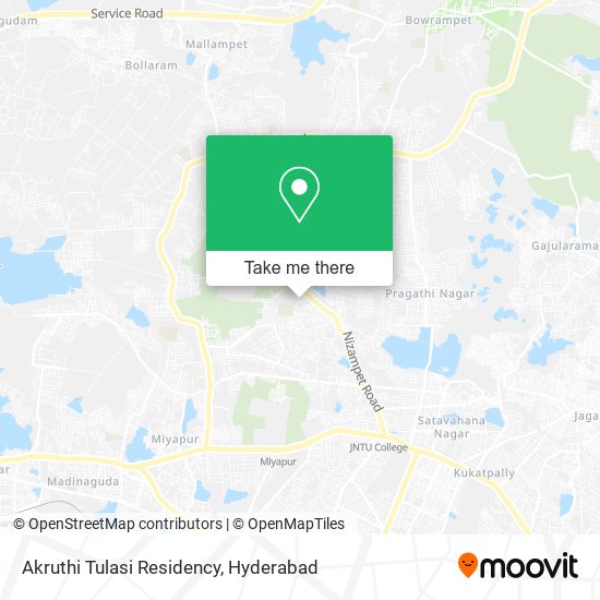 Akruthi Tulasi Residency map