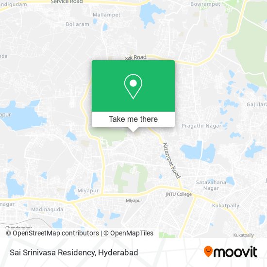 Sai Srinivasa Residency map