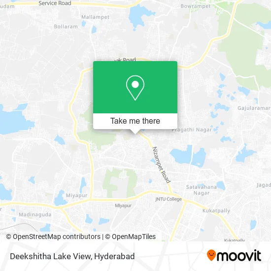 Deekshitha Lake View map
