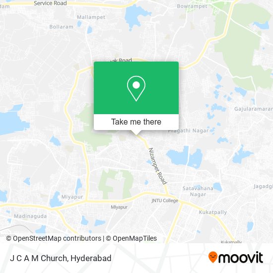 J C A M Church map