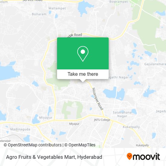 Agro Fruits & Vegetables Mart map