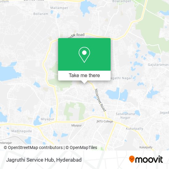 Jagruthi Service Hub map