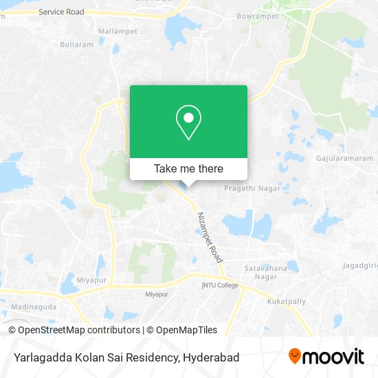 Yarlagadda Kolan Sai Residency map