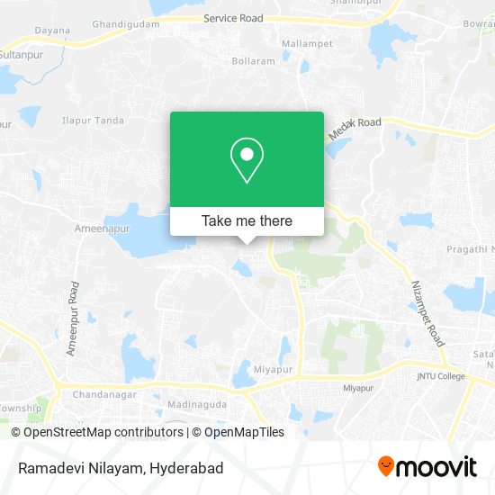 Ramadevi Nilayam map