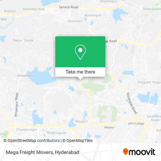 Mega Freight Movers map