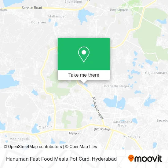 Hanuman Fast Food Meals Pot Curd map