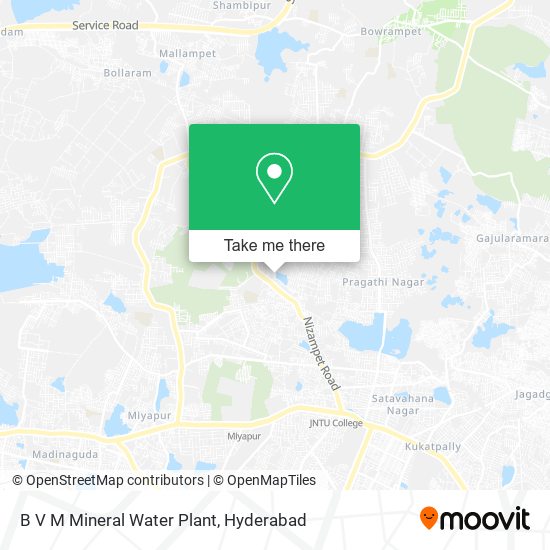 B V M Mineral Water Plant map