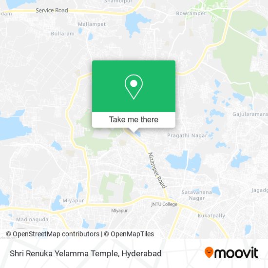 Shri Renuka Yelamma Temple map
