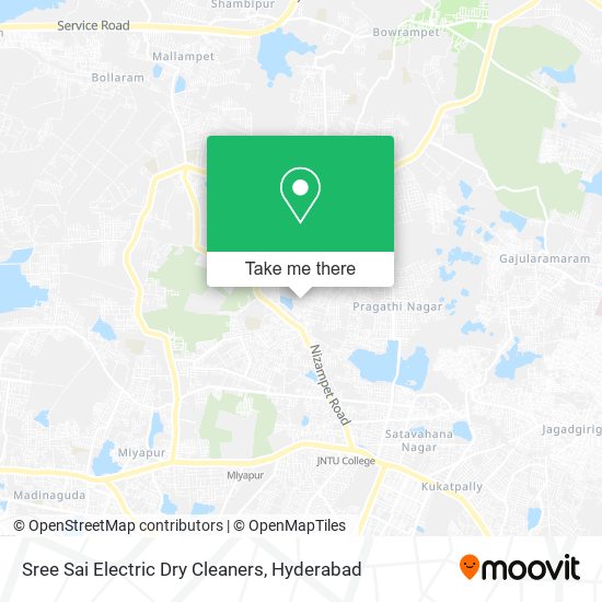 Sree Sai Electric Dry Cleaners map