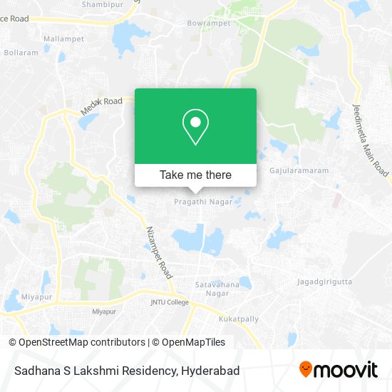 Sadhana S Lakshmi Residency map