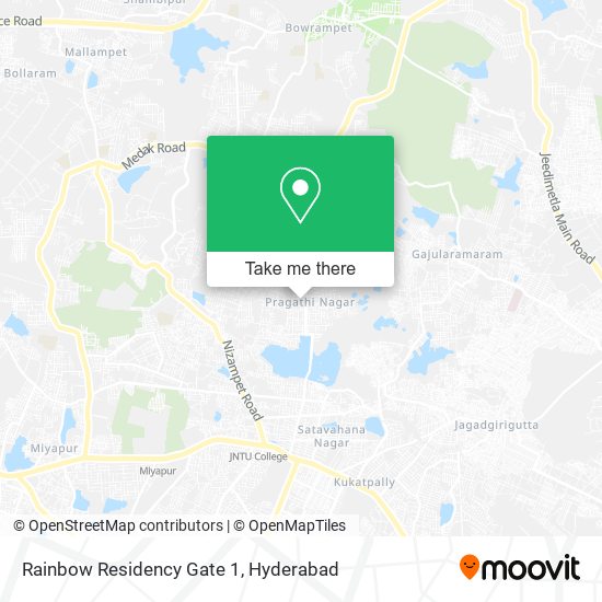 Rainbow Residency Gate 1 map