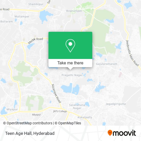 Teen Age Hall map