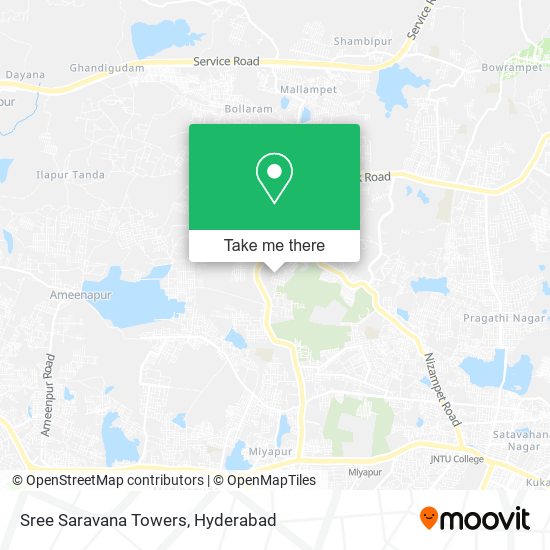 Sree Saravana Towers map