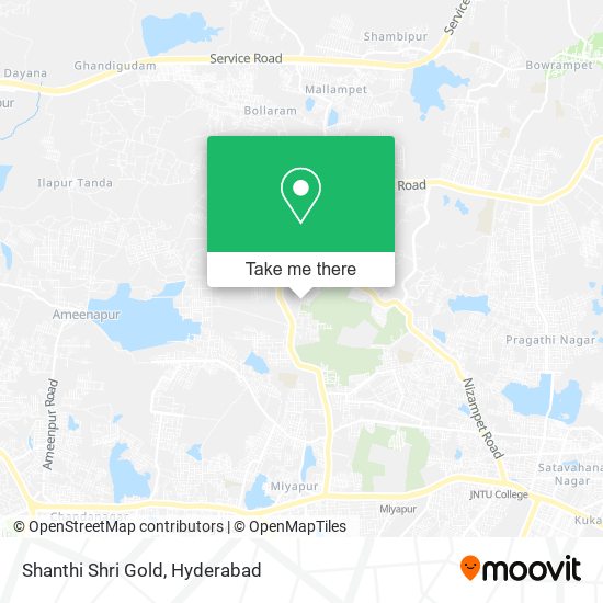 Shanthi Shri Gold map