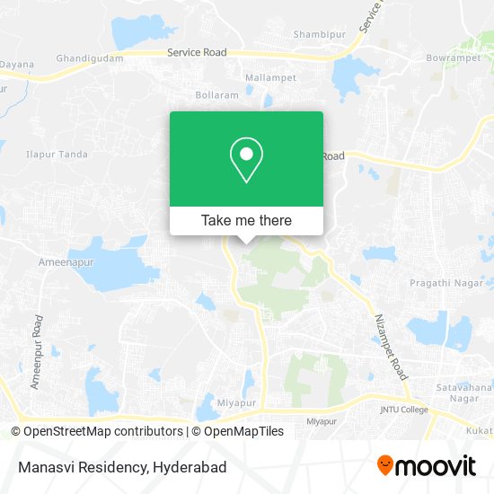 Manasvi Residency map