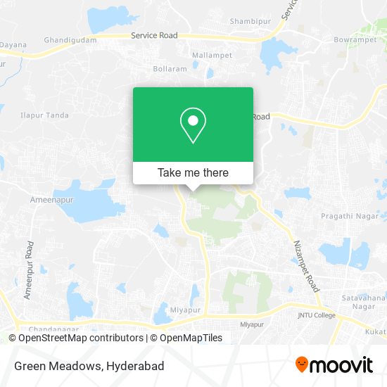 Green Meadows map