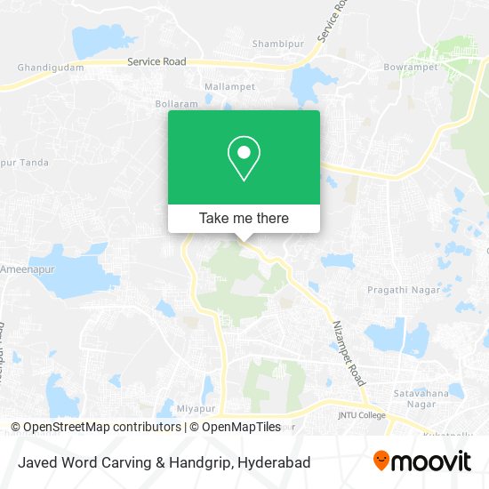 Javed Word Carving & Handgrip map