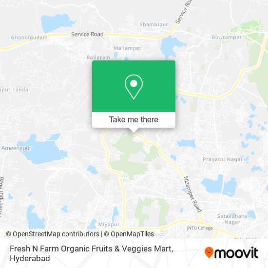 Fresh N Farm Organic Fruits & Veggies Mart map