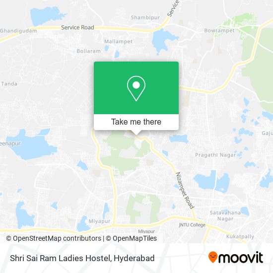 Shri Sai Ram Ladies Hostel map