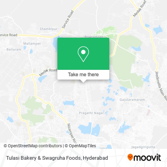 Tulasi Bakery & Swagruha Foods map