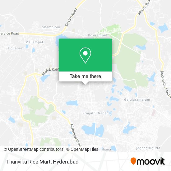 Thanvika Rice Mart map