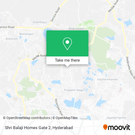 Shri Balaji Homes Gate 2 map