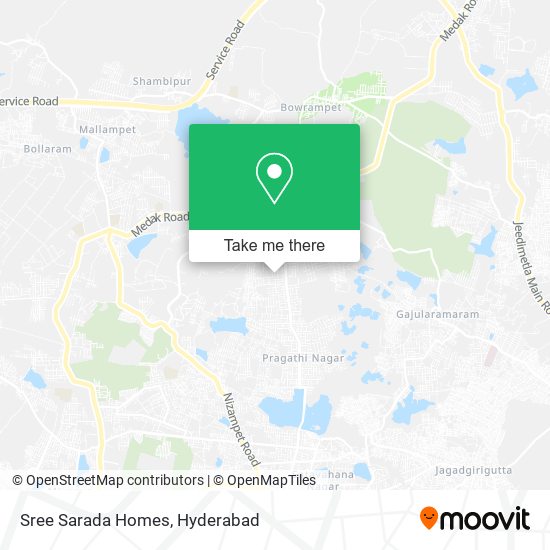 Sree Sarada Homes map