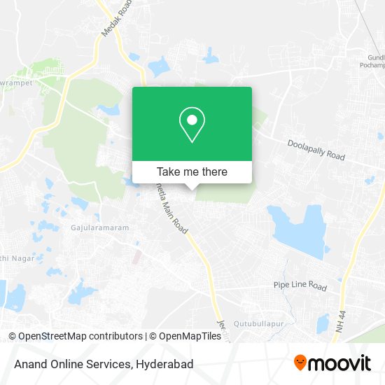 Anand Online Services map