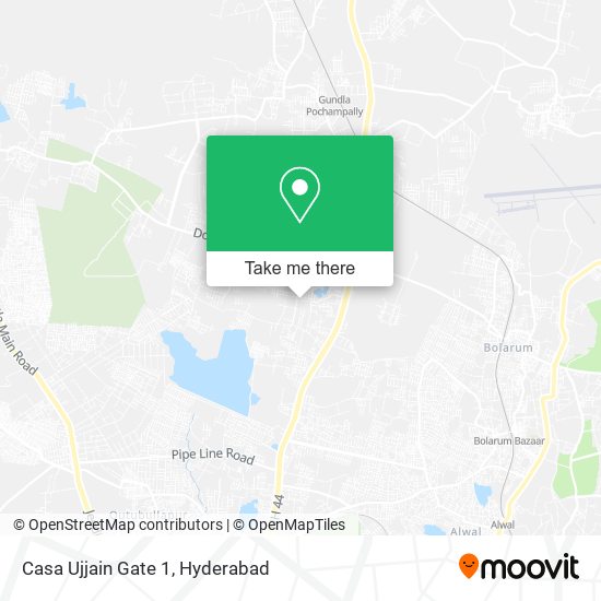 Casa Ujjain Gate 1 map