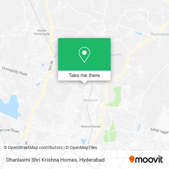 Dhanlaxmi Shri Krishna Homes map