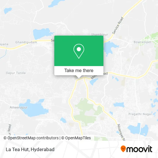 La Tea Hut map