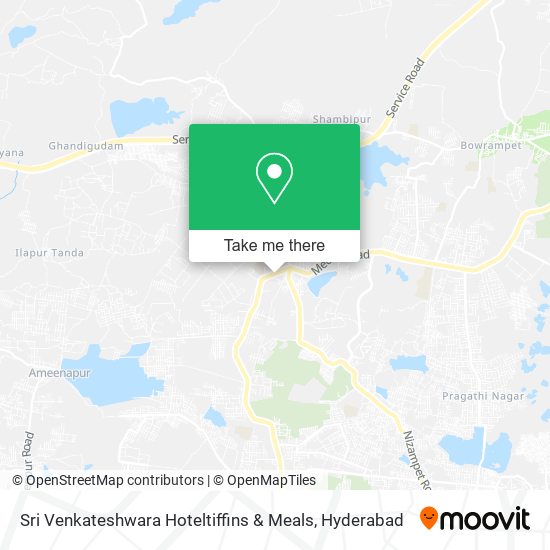 Sri Venkateshwara Hoteltiffins & Meals map