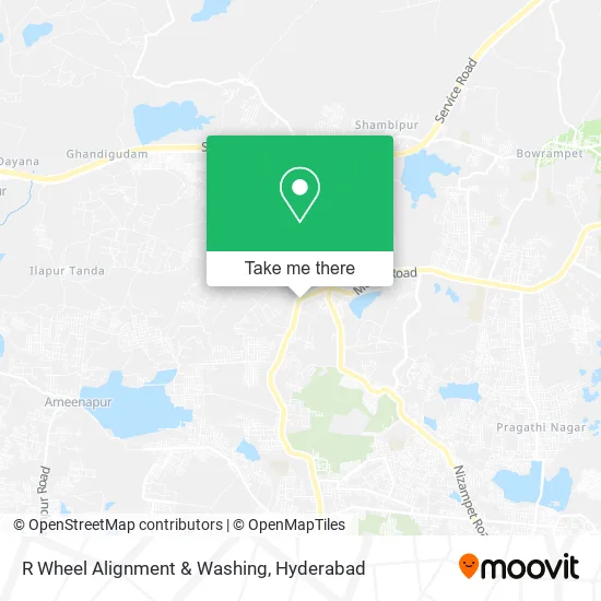R Wheel Alignment & Washing map