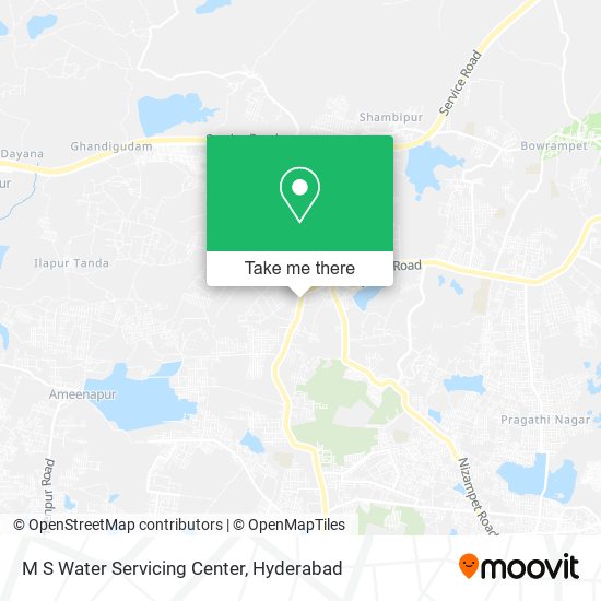 M S Water Servicing Center map