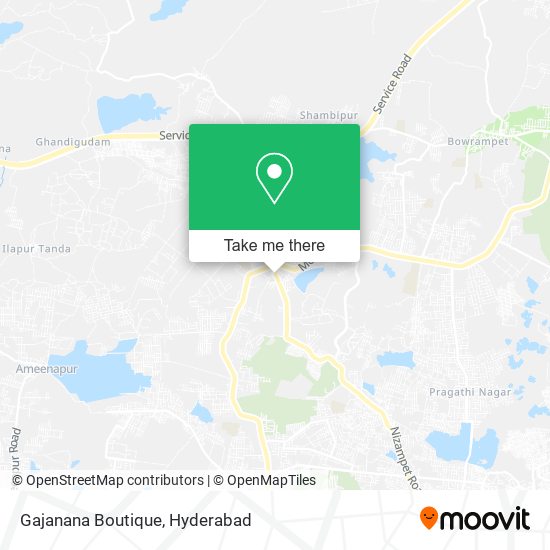 Gajanana Boutique map