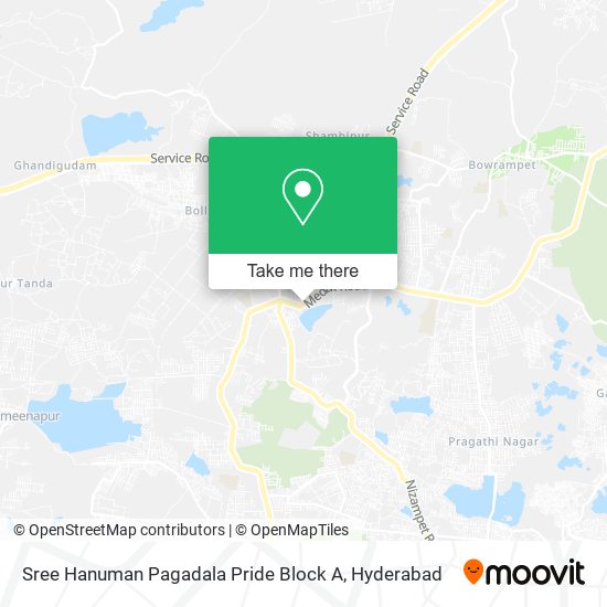 Sree Hanuman Pagadala Pride Block A map