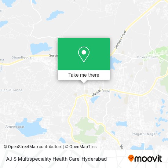 AJ S Multispeciality Health Care map
