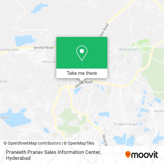 Praneeth Pranav Sales Information Center map